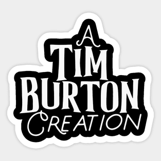 A "Tim Burton" Creation Sticker